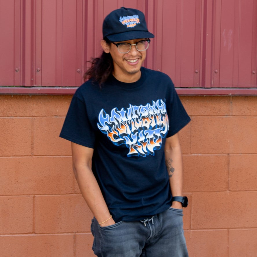 Glass Metal Black Tee